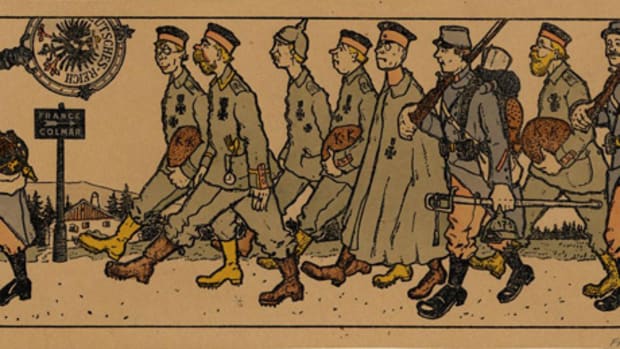 French soldiers by Hansi