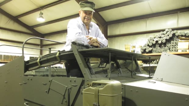 A lifelong military history enthusiast, Terry Markarian has turned his passions into a successful business buying, selling, and restoring historic military vehicles.
