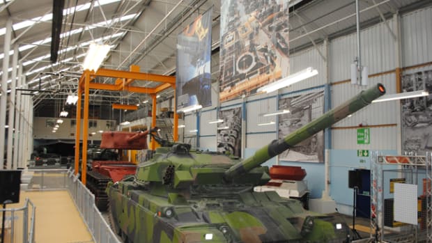 A new exhibit at the Bovington Tank Museums offers a rare glimpse into the assembly process in a tank factory.
