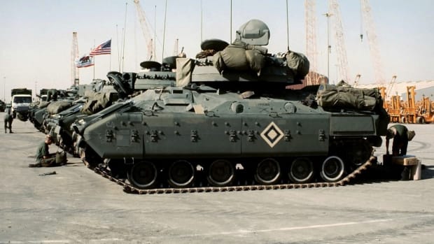 When US armored forces launched a ground offensive against Iraqi forces in February 1991, many of the vehicles were still painted in a camo scheme more suited for northern Europe forests than Mideastern deserts. Over the next 25 years, desert paint became the norm. This is all changing, however, as the Nation looks at new European threats. 