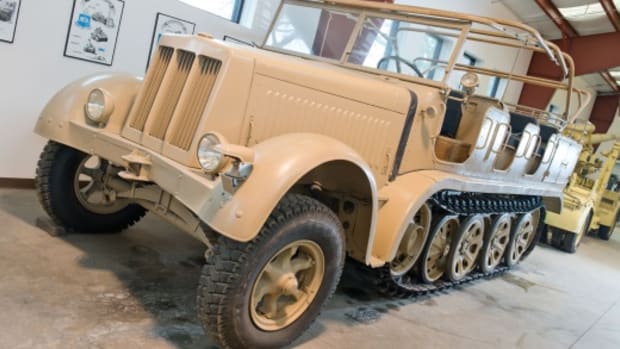 The sale-topping Sd.Kfz.7 (KM M11) 8-Ton Half-Track achieved a remarkable $1,207,500 (photo courtesy Auctions America)