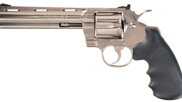 Nickel Plated Colt Python Double Action Revolver