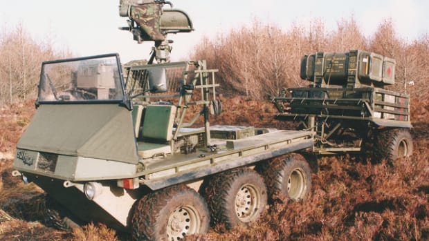 The Supacat was a basic, but versatile, platform capable of mounting an anti-tank guided weapon systems such as Milan with its 2,100-yard capability. The trailer allowed it to carry additional missiles. The Supacat could have been fitted to carry other similar missiles such as the TOW or French HOT.