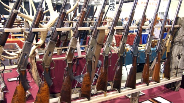 The Winchester was arguably the gun that tamed the west and there are plenty to be found at the Michigan Antique Arms Show.