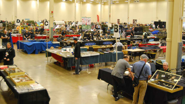  The large "trade show" style hall of the MAX on Friday morning.