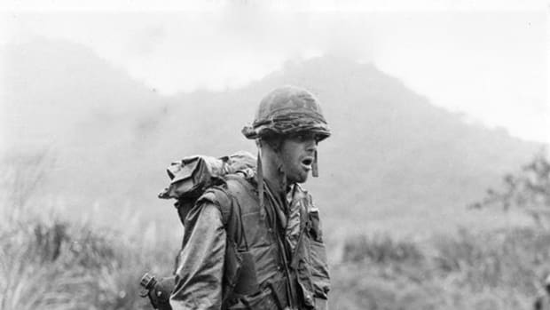 December 1967.  Private Jones, a member of the 2nd Battalion, 7th Marines, near Da Nang during Operation Pitt.