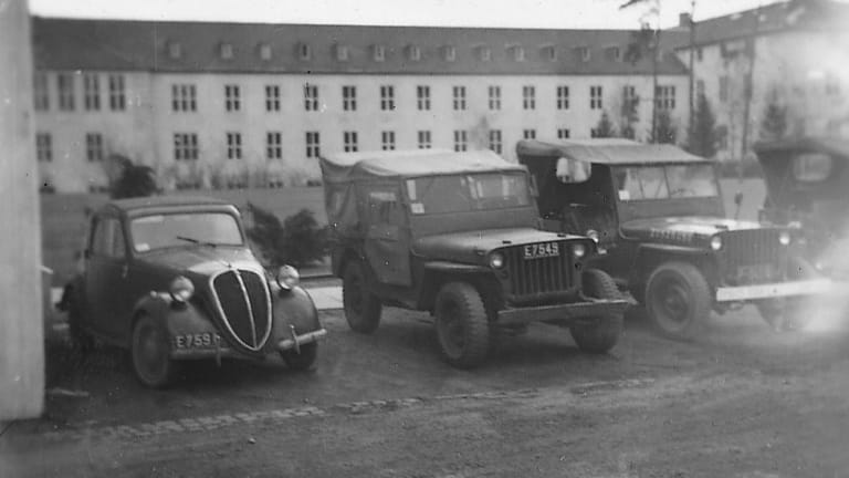 Hot Rod Jeeps in Berlin after the War, ca. 1946