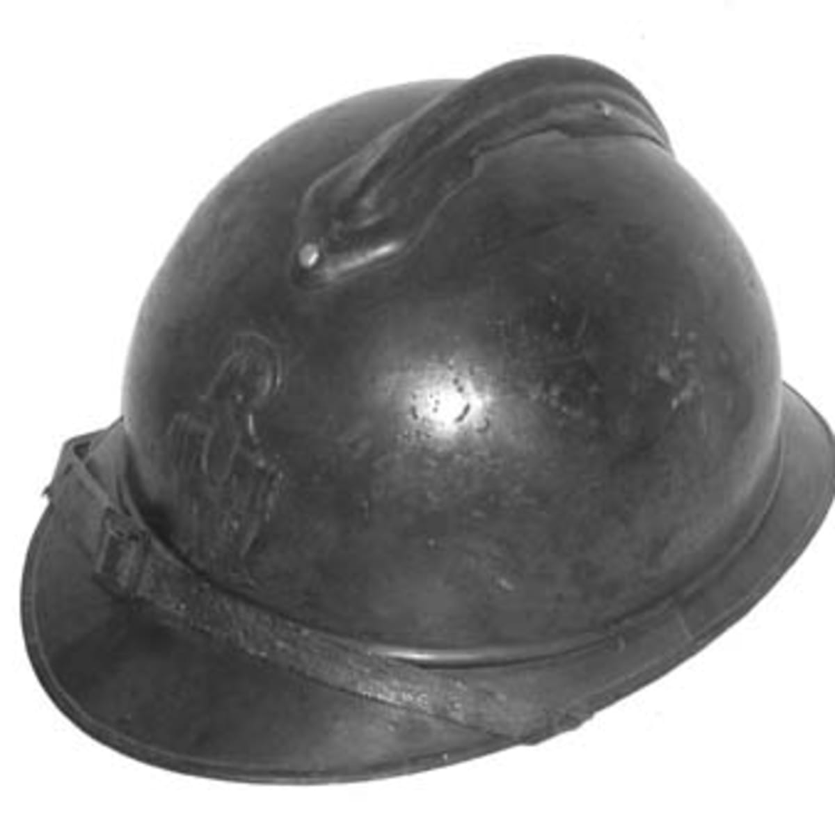 WWI WW1 FRENCH ARMY ADRIAN HELMET STEEL SOLDIER 1915 M15 INFANTRY HELMET