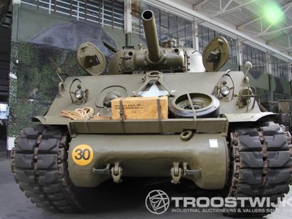 Sherman tank commanded by Brad Pitt in 'Fury' up for auction - Military  Trader/Vehicles