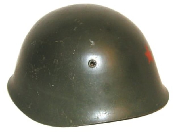 Red Army Helmet SSh-40/42 . such was used during WW2 Soviet 