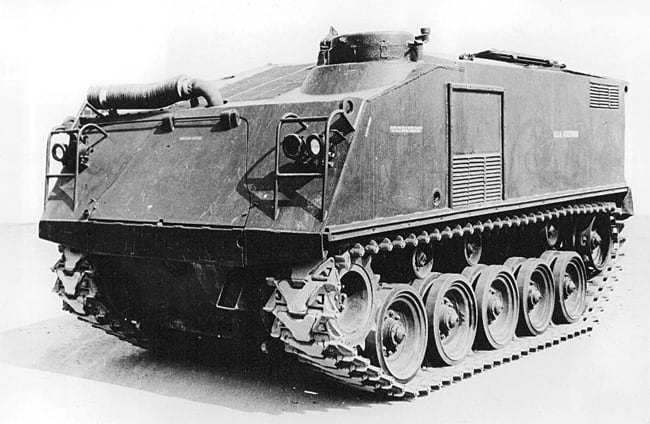 The M75 was a large vehicle. 