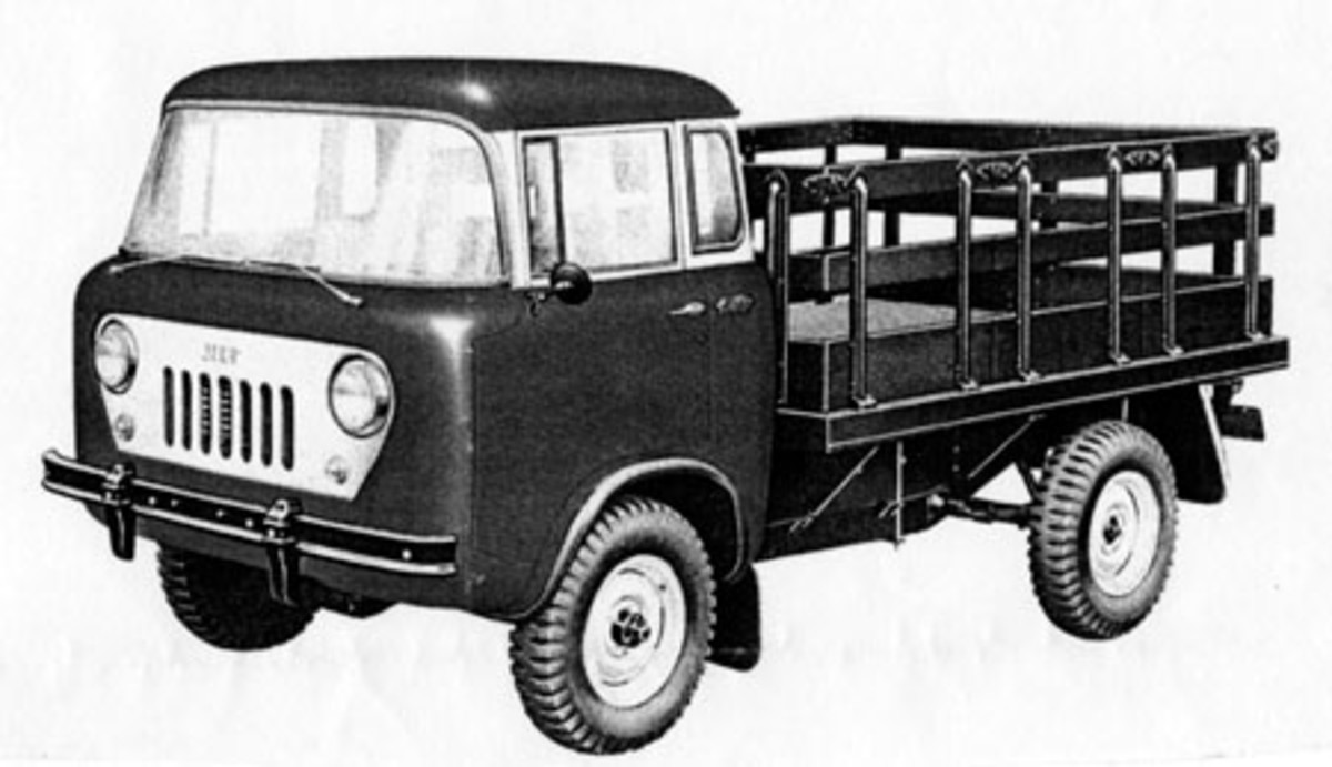 Willys offered the FC-150 in several models including a stake-bed version.