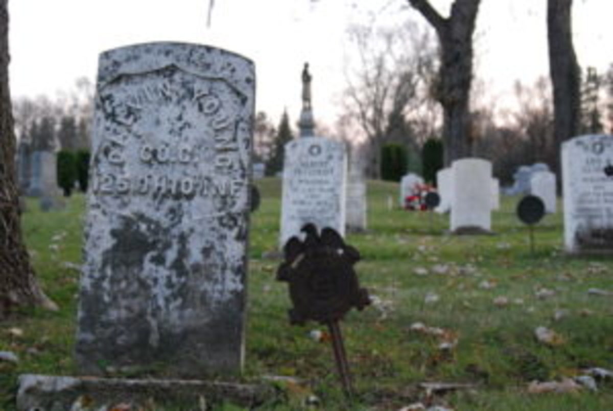  A Civil War veteran of the 125th Ohio Infantry buried in Antigo, Wisconsin