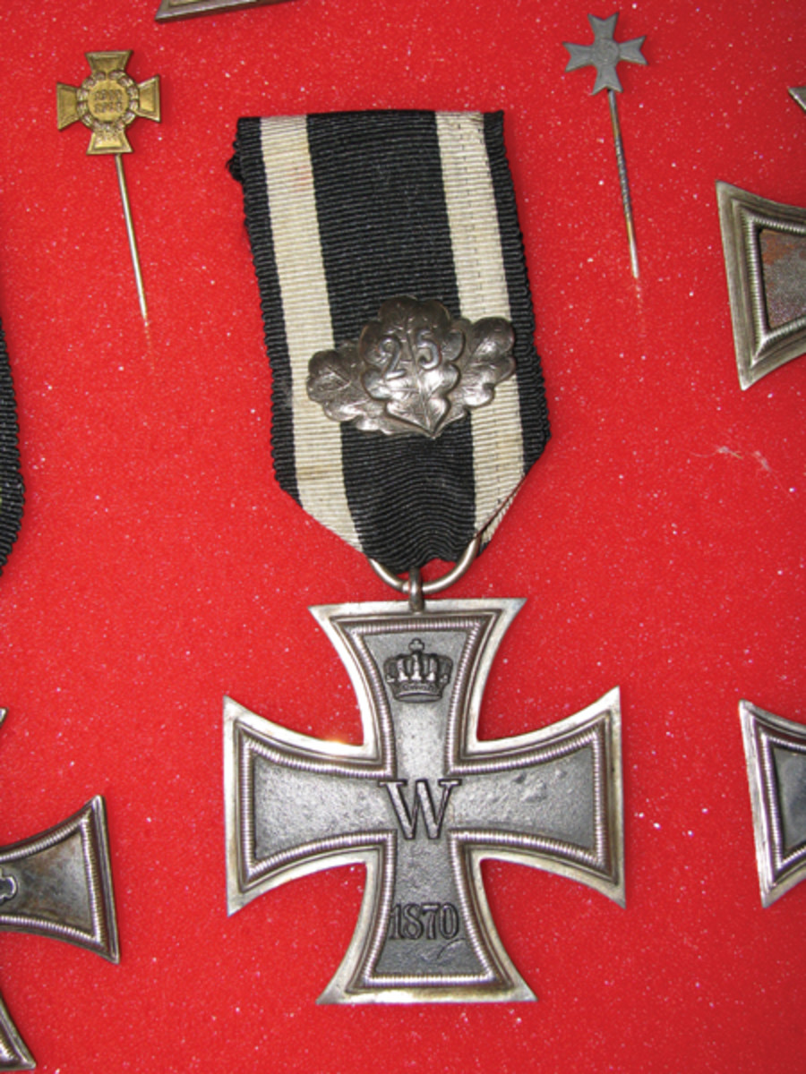  The 1870 Second Class Crosses could have the “25” year anniversary cluster attached to their ribbons.