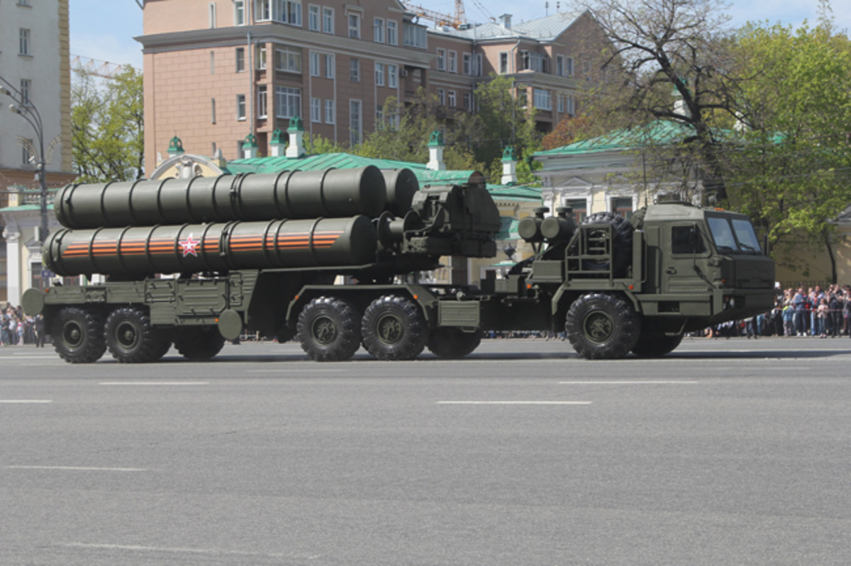  Turkey recently purchased four S-400 Triumf launch vehicle like the one shown here on display in Russia.