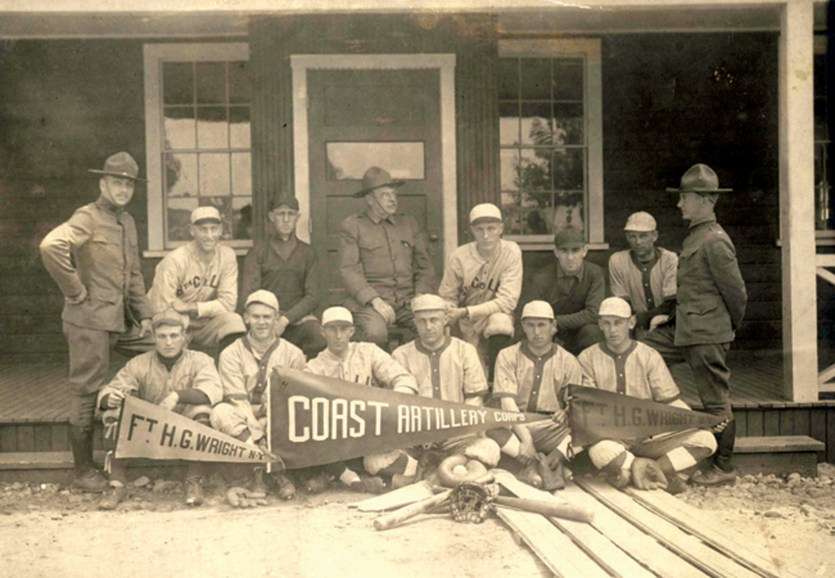  The baseball team of the 8th Coast Artillery Regiment of the New York National Guard.