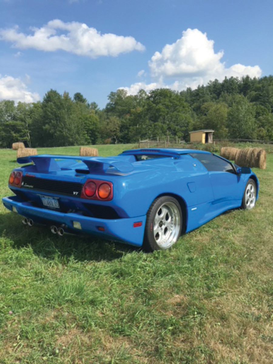  Eric has restored countless vehicles with many appearing on the covers of national magazines. While many are iconic and historically significant within the collector car hobby, none capture the imagination like Eric’s blue Lamborghini Diablo — once owned and driven by Donald Trump.