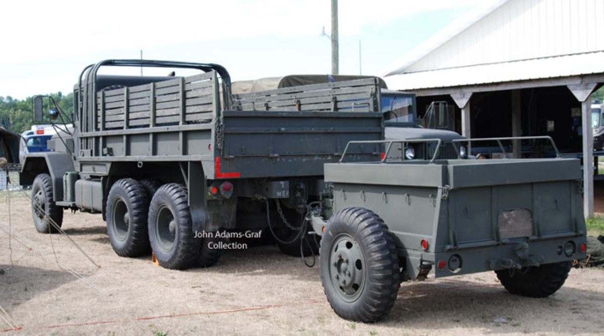 M35A2 and M332 Ammo Trailer belonging to Miles Bowden who uses them with his activities with the Military Exploring Program, Post 120.