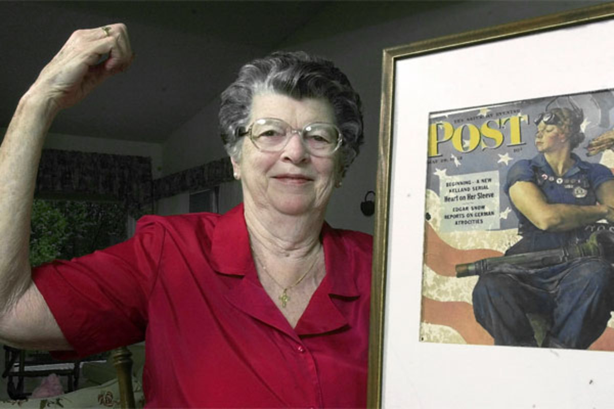 Mary Doyle Keefe, who posed for Normal Rockwell's depiction of Rosie the Riveter, has died.