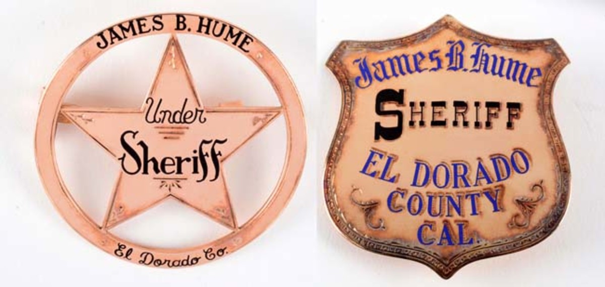 Solid Gold Badges Belonging to James Hume