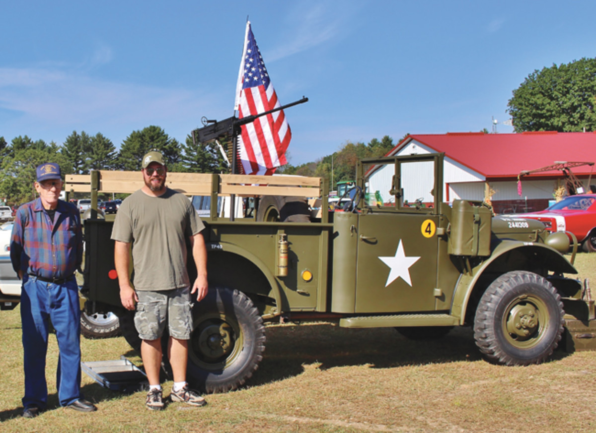  (ABOVE) Harold Wohlfert converted the M37 into the local fire department’s “Brush Buggy” in his pole barn back in the early 1970s. He had not seen the truck in more than 30 years when I caught up with him at a local show. He had several stories to share about the build. He was happy to see it all fixed up and back on the road again.