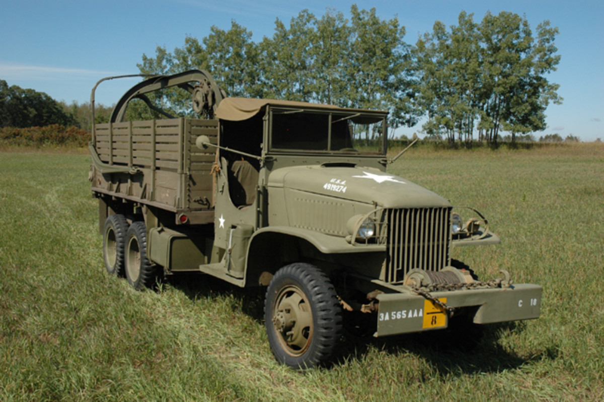 1945 CCKW 2-1/2-ton Cargo Truck with Wrecker Set No. 7 Restored by the Spooner Military Vehicle Preservation Group.