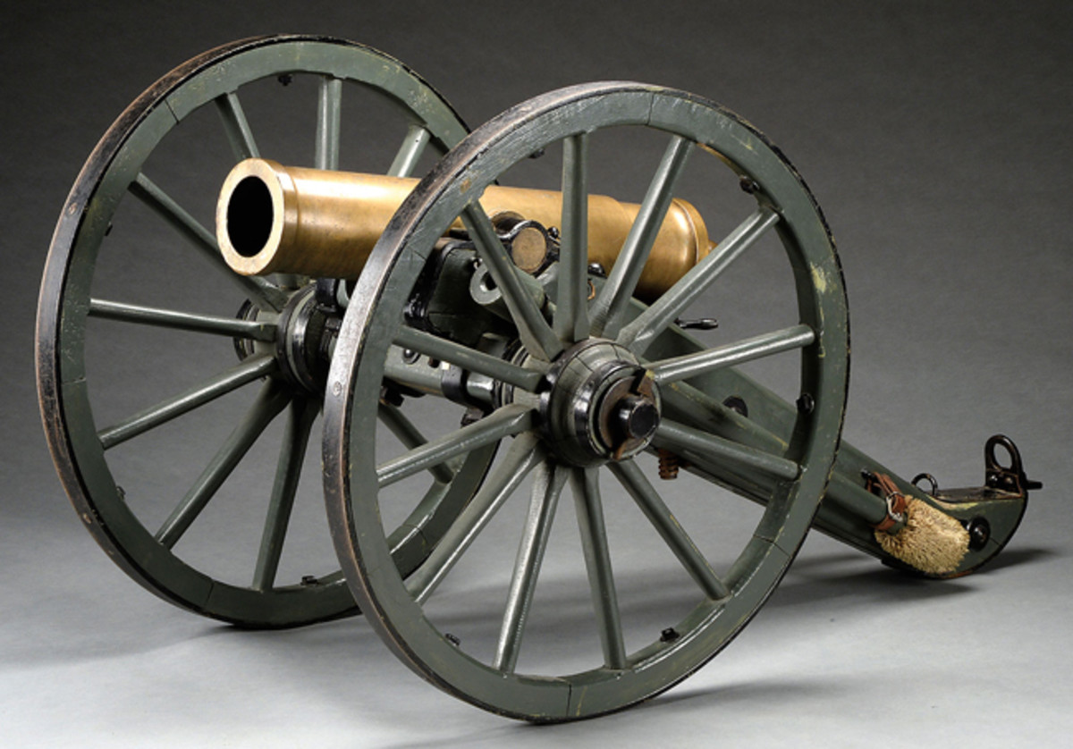  Civil War Cyrus Alger 1853-Dates Bronze 12 Pounder Mountain Howitzer