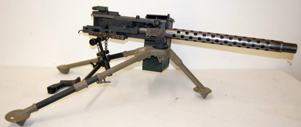 M1919 30 cal. machine gun on GI tripod sold for $1,300.
