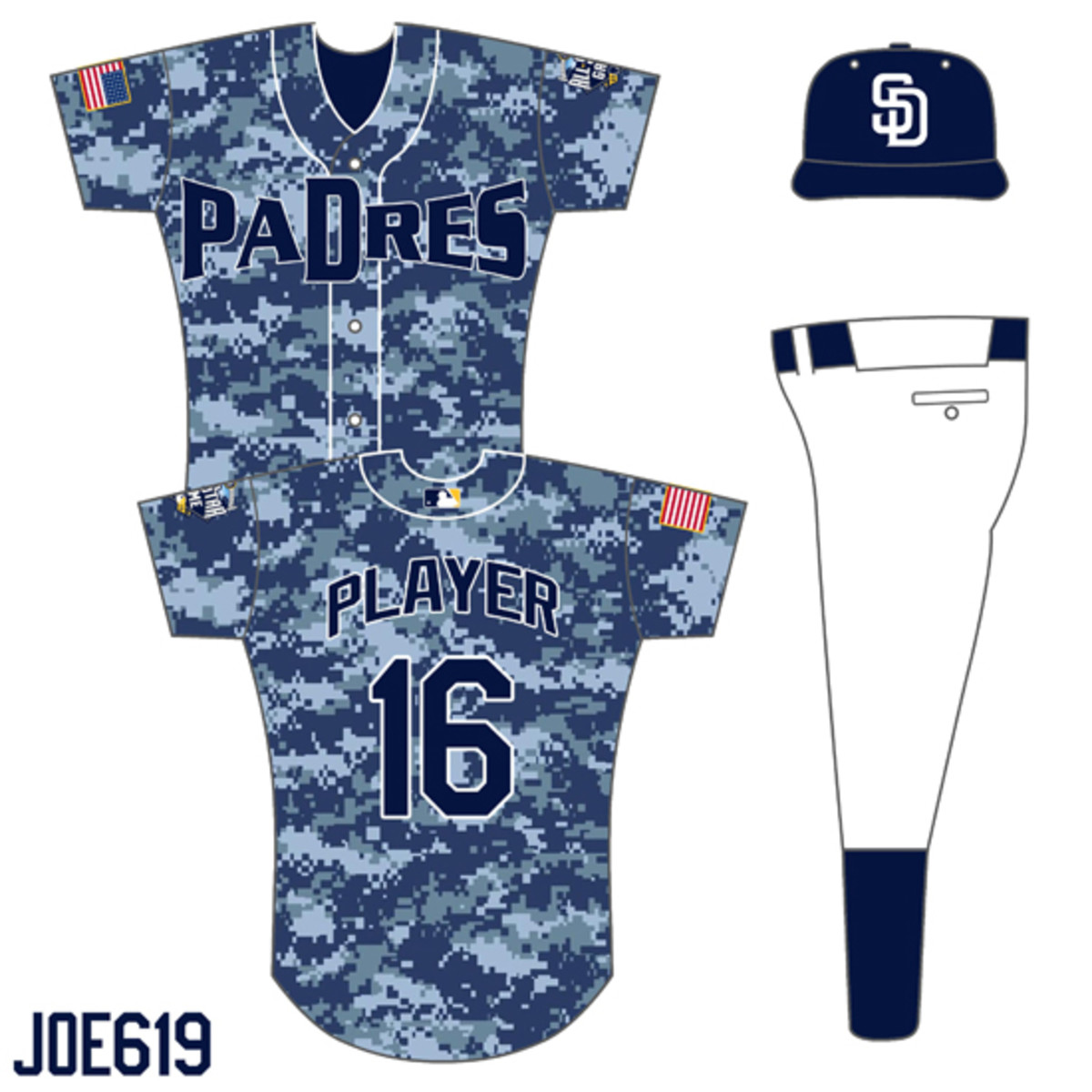 padres jersey navy