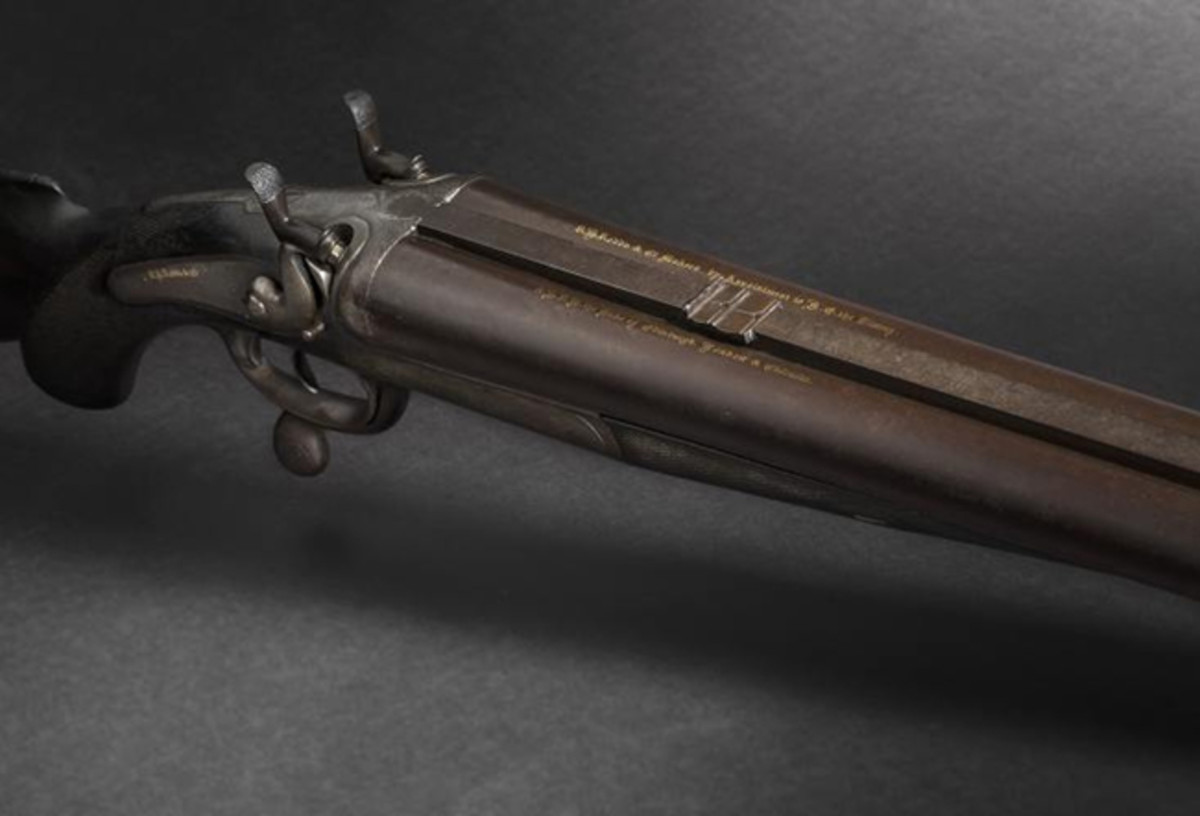  R.B. Rodda & Co top-hammer double rifle, circa 1885. SP: 22500 Euros
