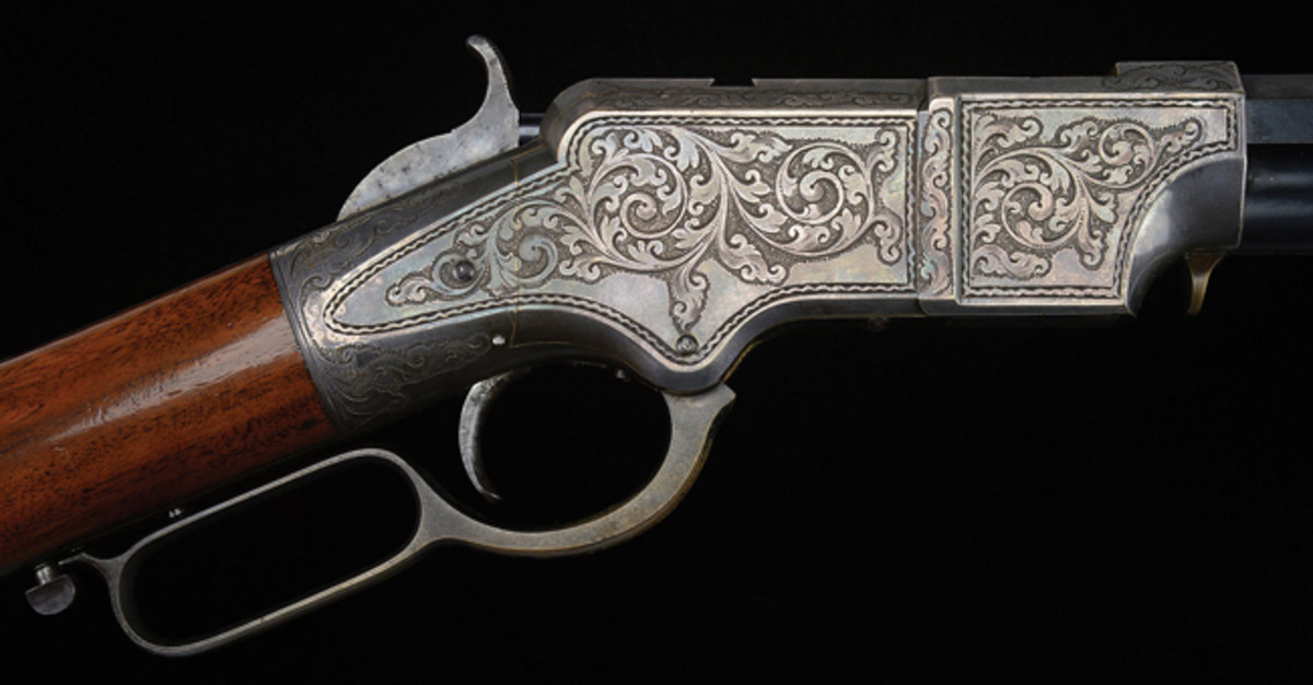 Engraved and Silver Plated Henry Rifle with Deluxe Wood from the Ray Bentley Collection