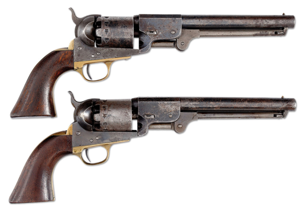  Consecutively Numbered Confederate Pistols Known, Rigdon & Ansley Revolvers