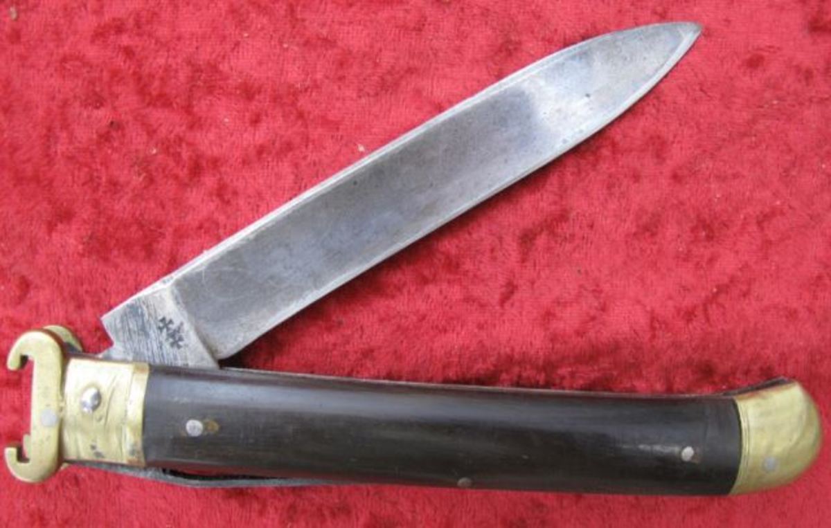 Sheffield Antique Switchblade knife $355