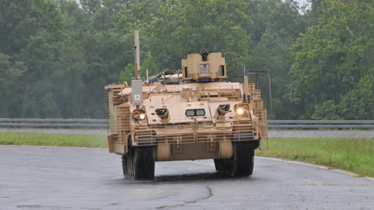  BAE-produced AMPV undergoing tests by the US Army.