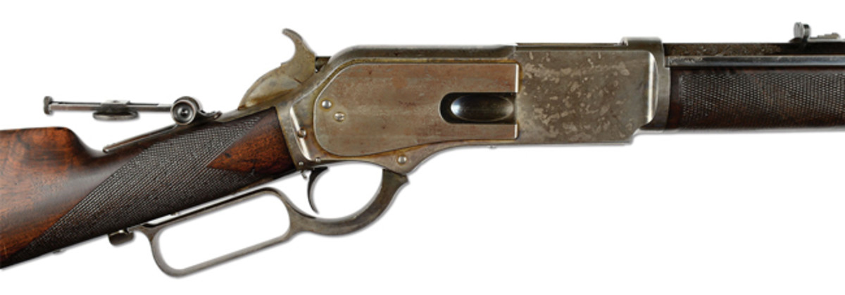 Extremely Rare Winchester Model 1876 1 of 100 Lever Action Rifle (Tudor Jones II Collection) (est. $175,000-275,000), Sold for $230,000