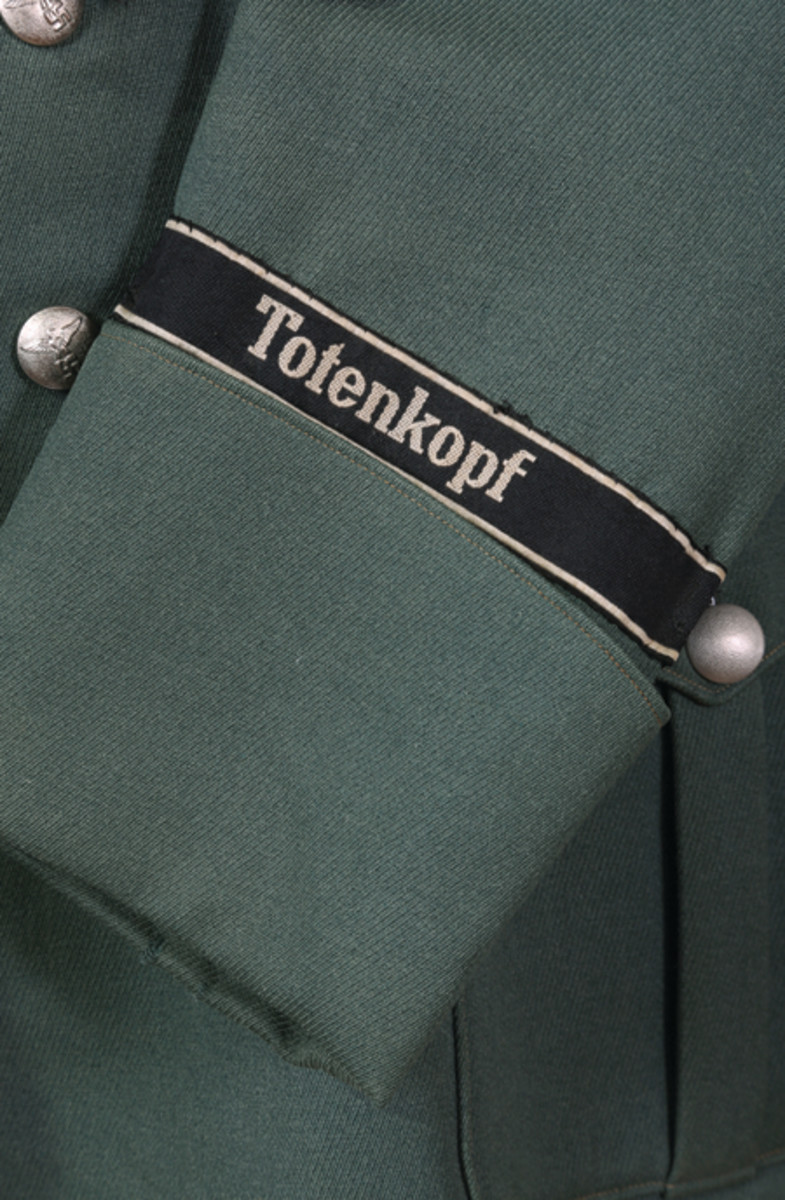  Waffen SS groups were often identified by cuff titles, such as this example for the 3rd SS Division “Totenkopf.”