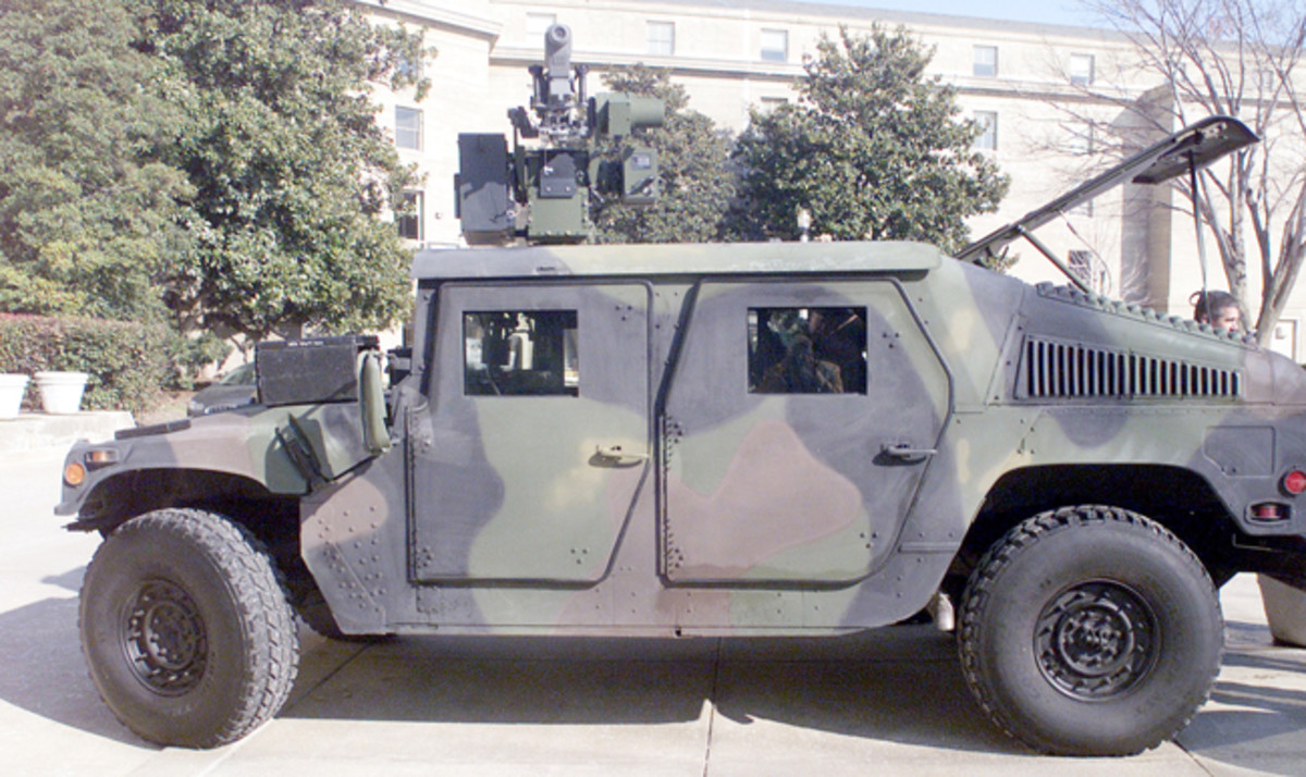  Beyond the inherent dangers of operating a soft-skinned vehicle in a combat environment, gunners in particular are vulnerable to snipers, IED blasts, and roll-overs due to their exposed position. In response to these problems, the Up-armored Humvee has been developed, which offers protection against most small arms fire, shrapnel and anti-personnel mines.