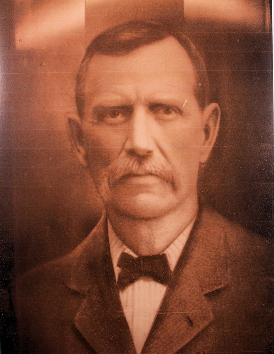 The only known photo of Dr. William C. Gilson was taken shortly before his death from yellow fever at the age of 45.