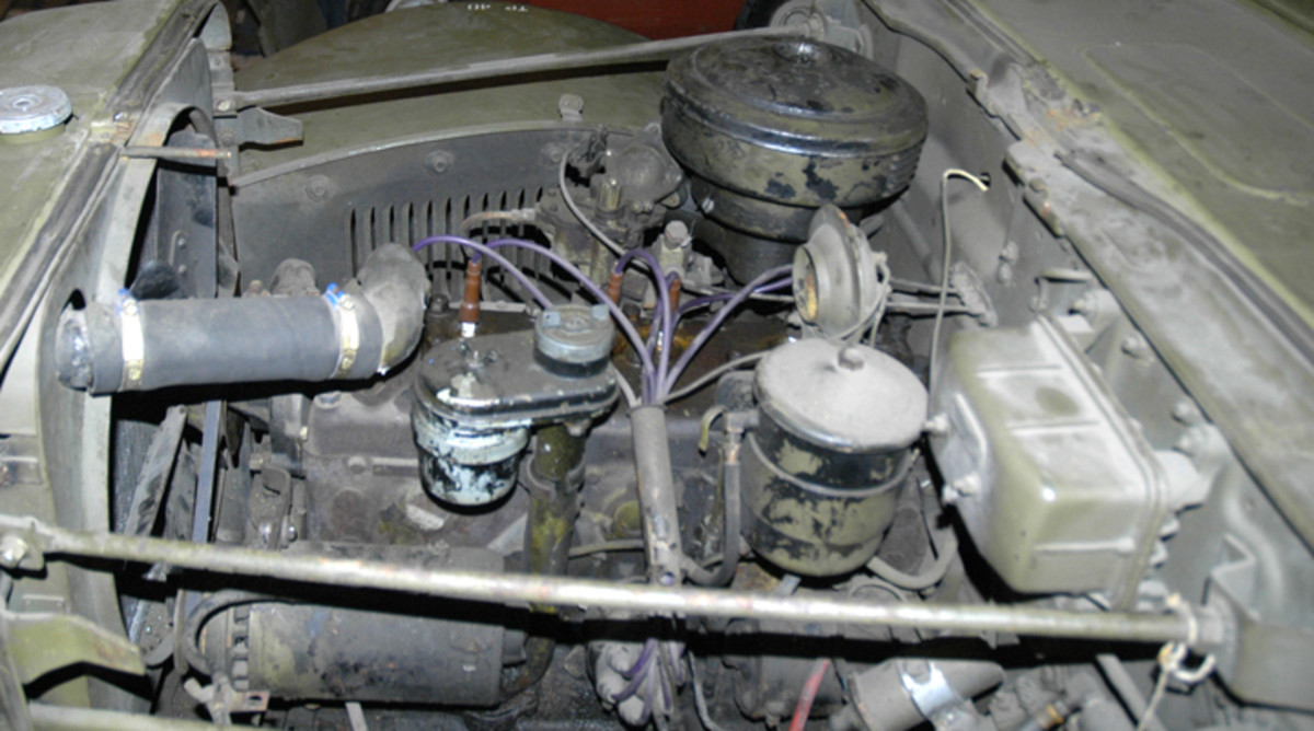 Unrestored, original engine in a WC-62
