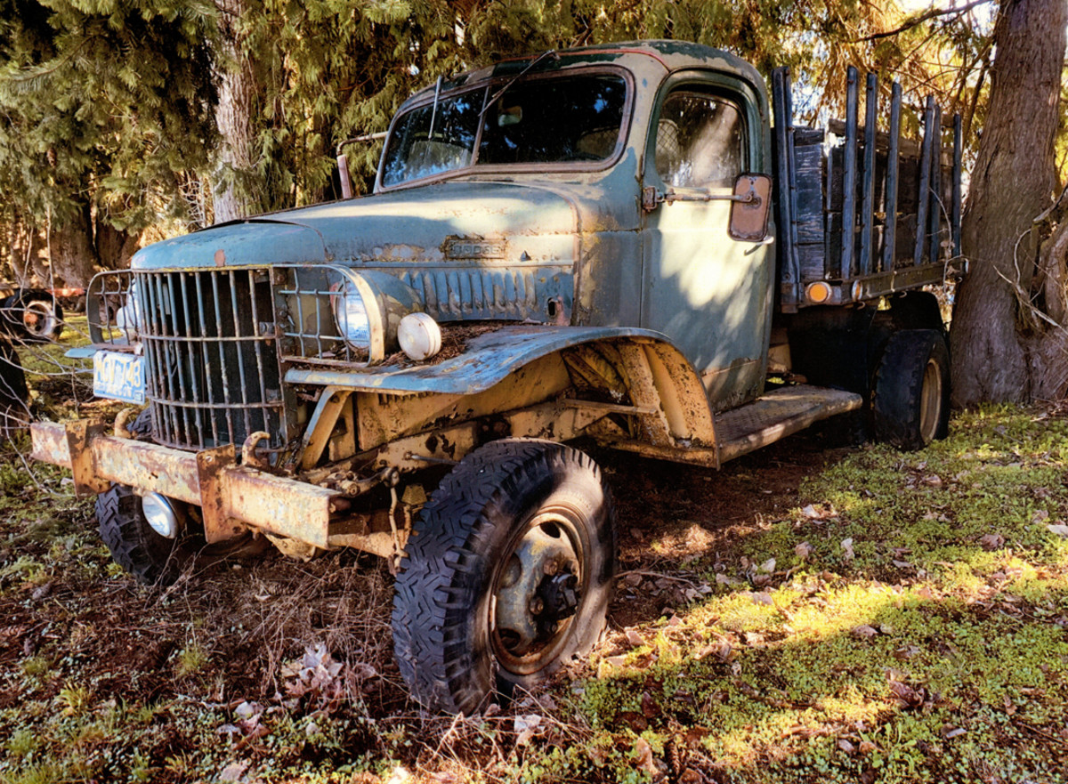 Ray Splinter bought his Dodge WC-43 in 1949. He didn’t buy it to restore, but rather, to use it for a work and hunting truck. He has driven the Dodge for more than half a century.