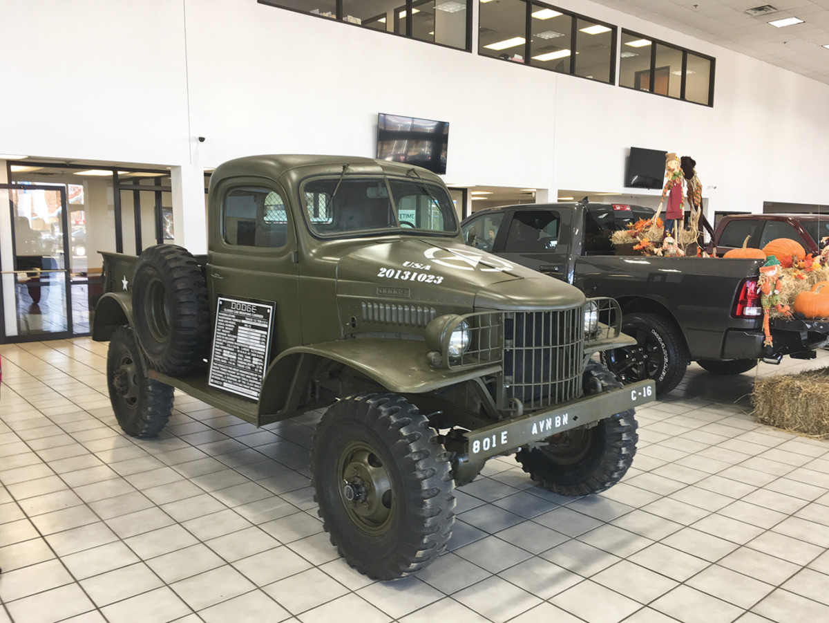 Proud to be a Dodge: On display at the local Dodge dealership for Veterans Day.