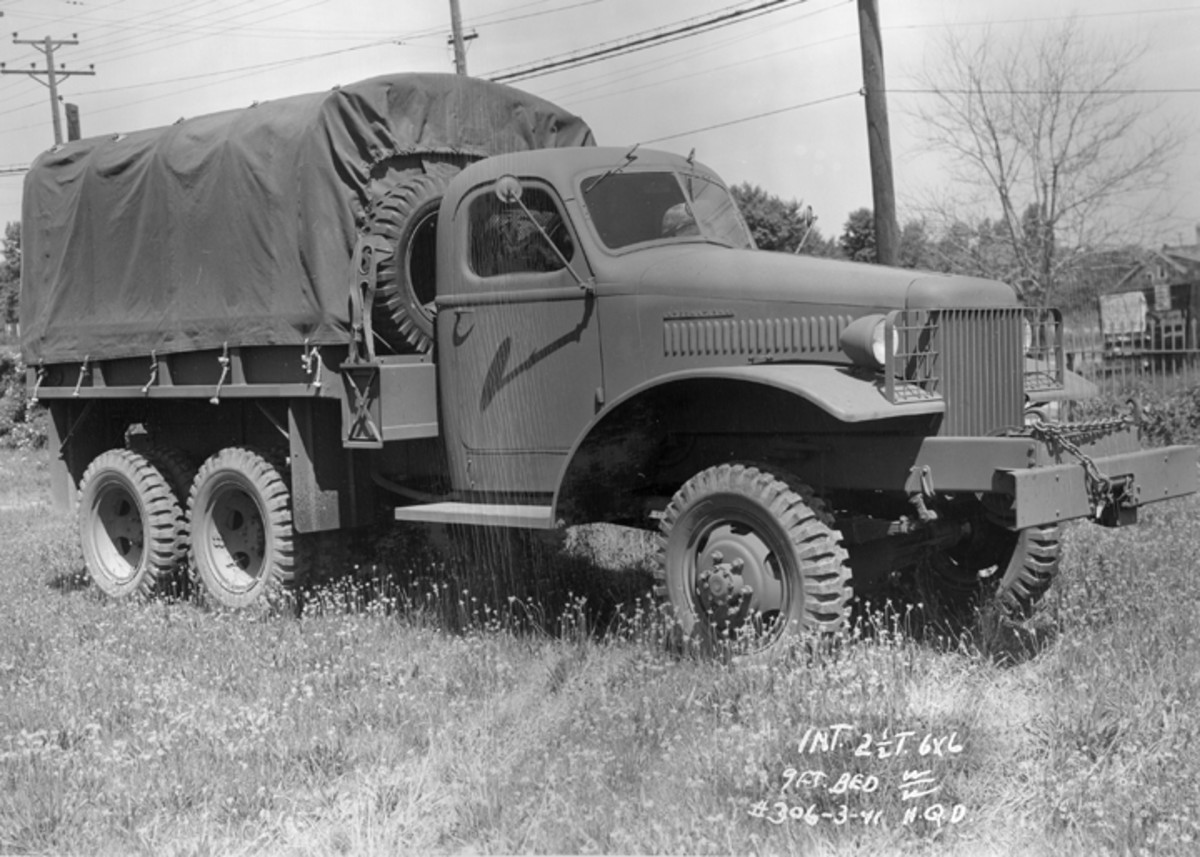 A truly rare vehicle is shown here. Only 25 M-5-6 trucks were built with short wheelbase, winch and closed cab. This one was photographed during testing at Ft. Holabird, Maryland, in May 1941.