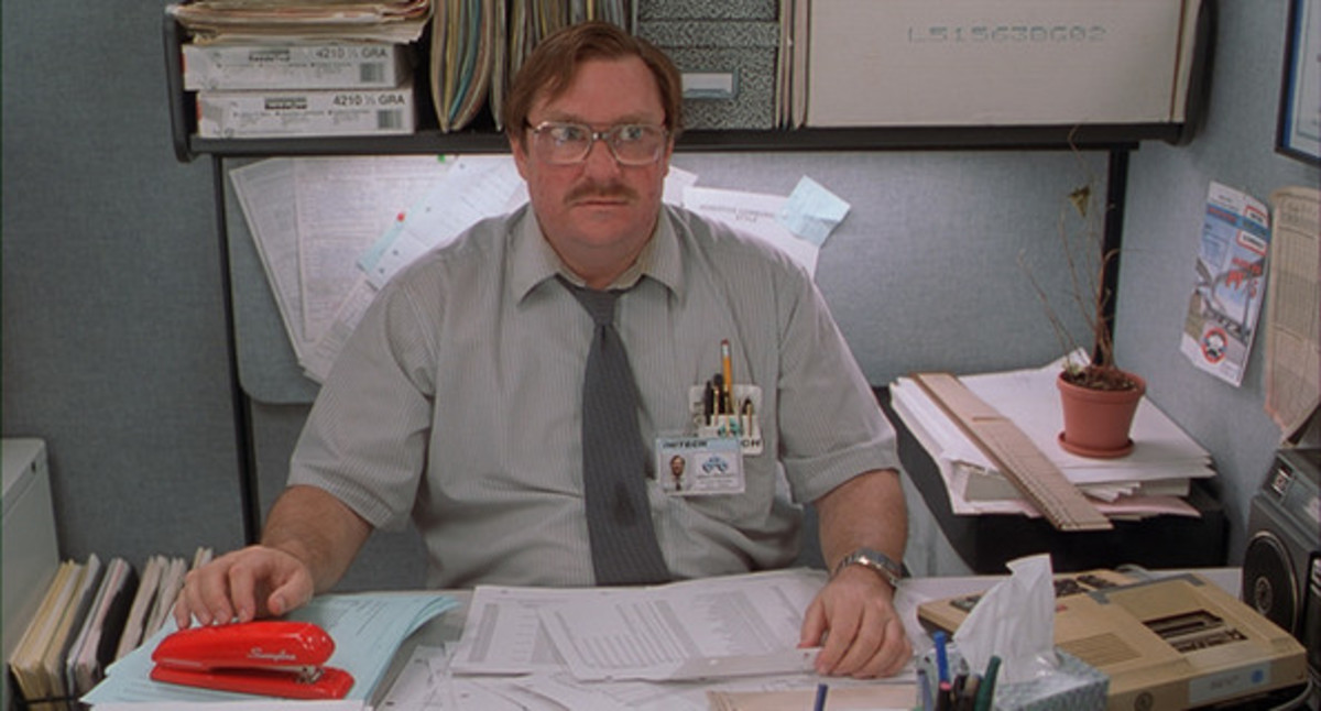 Melvin in the 1999 movie, "Office Space"