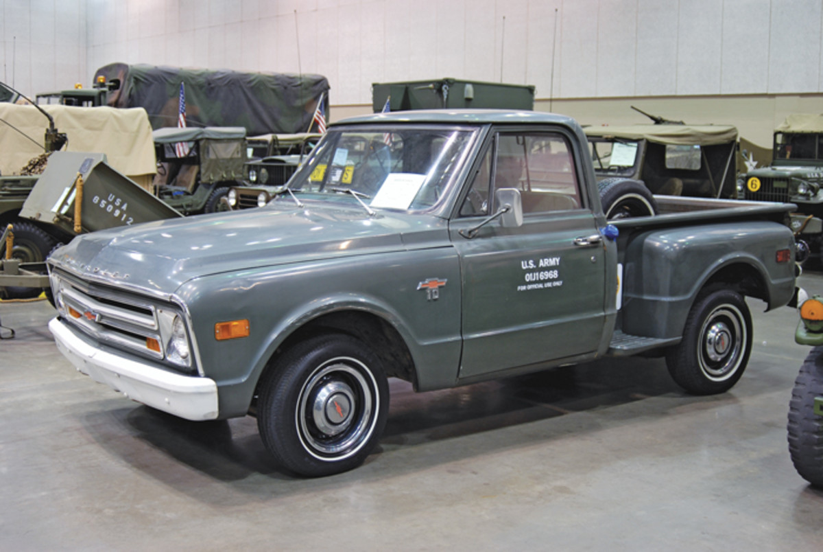 US Army 1968 Chevrolet half-ton pick-up, owned by Harry Stokes