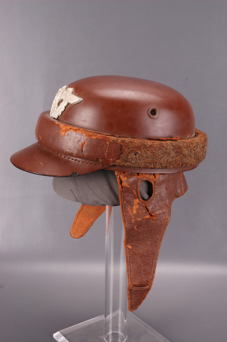Leather NSSK Helmet