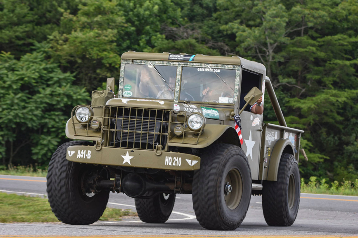 “The feeling was incredible — the outpouring of support overwhelming,” driver Dominick Celia said about his and co-driver Michael Spina’s experience driving a 1952 Dodge M37 3/4-ton truck in the vintage and classic car, cross-country “Great Race.”