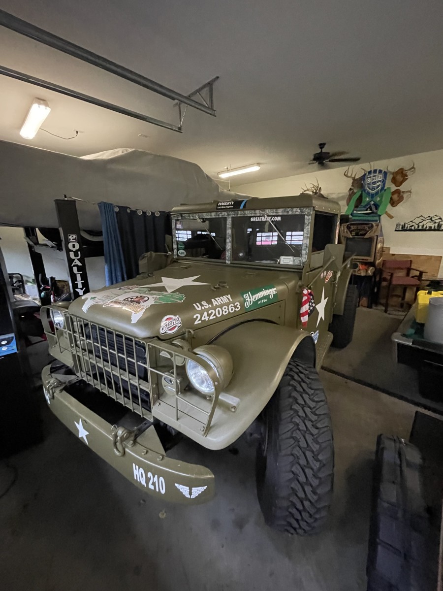 While visually appearing like a Korean / Vietnam vintage truck, a lot of work was done to prepare the 1952 Dodge for the 2,300-mile adventure.