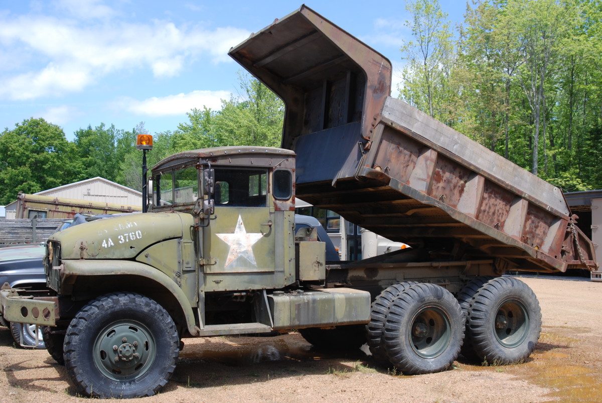 M211 fitted with M54 dump body at Alfa Heaven, Aniwa, Wisconsin.