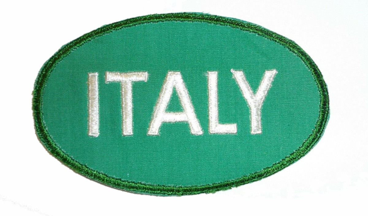 Italy patch, obverse