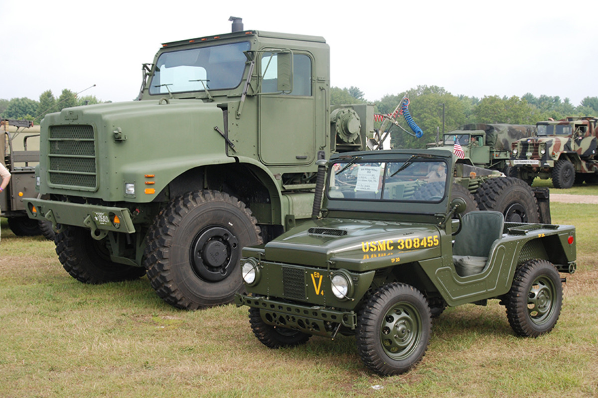 The two most often heard comments from people viewing Paul Sanders’ 1961 M422A1 are “Wow! That is small!” and “Is it street legal?” Regardless, the unique little truck always garners a lot of attention.